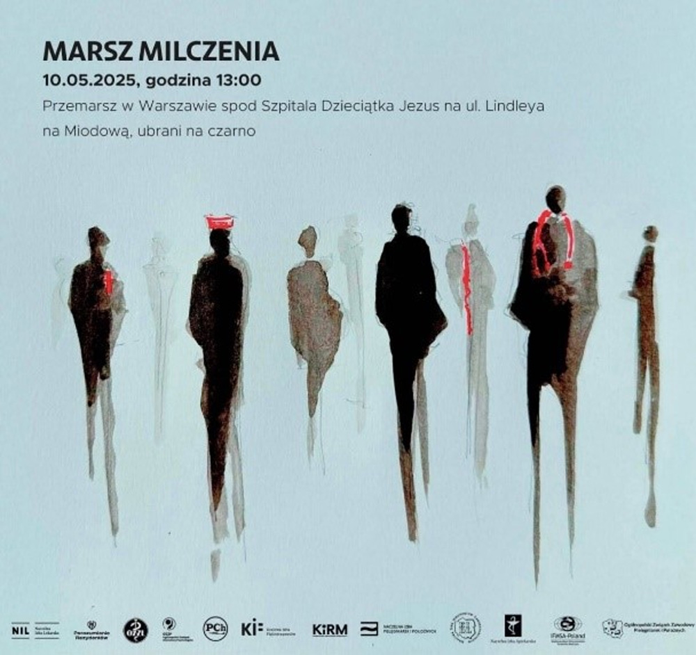 plakat marszu milczenia 2025